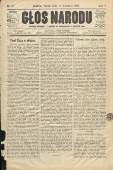 Głos Narodu. 1897, nr 87