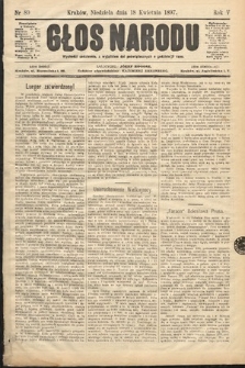 Głos Narodu. 1897, nr 89
