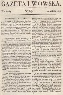 Gazeta Lwowska. 1818, nr 19