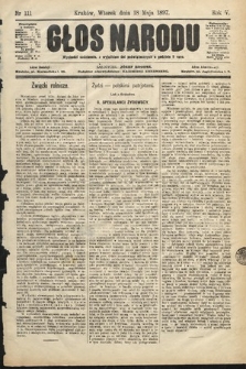 Głos Narodu. 1897, nr 111
