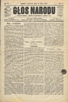 Głos Narodu. 1897, nr 113