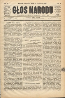 Głos Narodu. 1897, nr 16