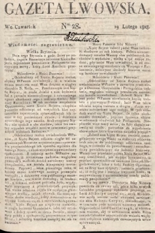 Gazeta Lwowska. 1818, nr 28