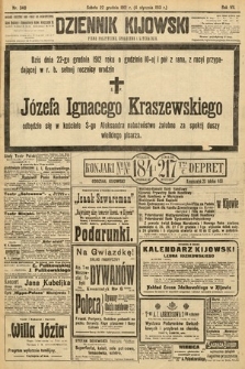 Dziennik Kijowski : pismo polityczne, społeczne i literackie. 1912, nr 340