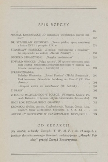 Muzyka Polska : pismo poświęcone zagadnieniom życia muzycznego w Polsce : Organ Towarzystwa Wydawniczego Muzyki Polskiej. 1937, z. 6