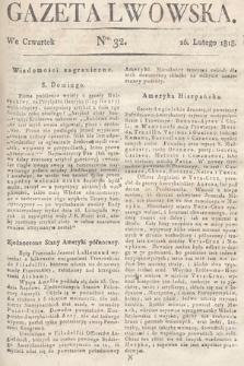 Gazeta Lwowska. 1818, nr 32