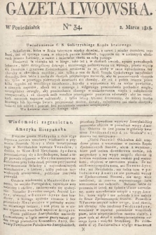 Gazeta Lwowska. 1818, nr 34