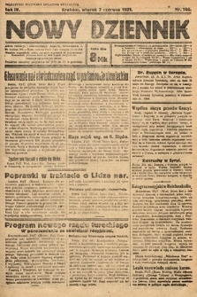 Nowy Dziennik. 1921, nr 146