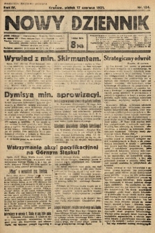 Nowy Dziennik. 1921, nr 154