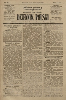 Dziennik Polski (wydanie poranne). 1903, nr 382