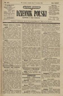 Dziennik Polski (wydanie poranne). 1903, nr 433