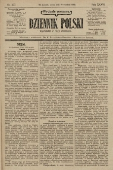 Dziennik Polski (wydanie poranne). 1903, nr 437