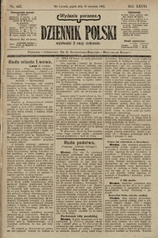 Dziennik Polski (wydanie poranne). 1903, nr 447