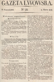 Gazeta Lwowska. 1818, nr 38