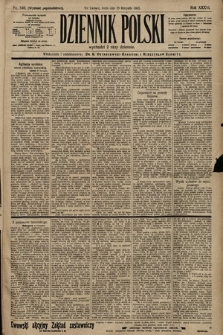 Dziennik Polski (wydanie popołudniowe). 1903, nr 549