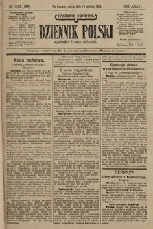 Dziennik Polski (wydanie poranne). 1903, nr 581