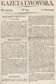 Gazeta Lwowska. 1818, nr 40