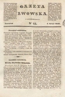 Gazeta Lwowska. 1847, nr 15