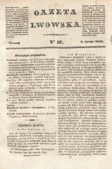 Gazeta Lwowska. 1847, nr 17