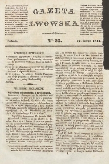 Gazeta Lwowska. 1847, nr 25