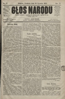 Głos Narodu. 1898, nr 12