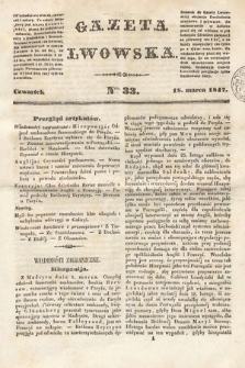 Gazeta Lwowska. 1847, nr 33