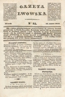 Gazeta Lwowska. 1847, nr 35