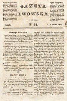 Gazeta Lwowska. 1847, nr 64