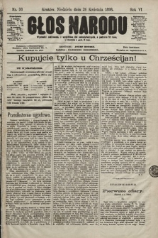 Głos Narodu. 1898, nr 93