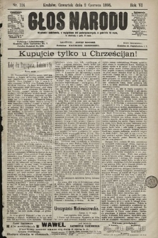 Głos Narodu. 1898, nr 124