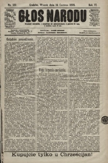 Głos Narodu. 1898, nr 133