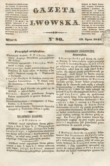 Gazeta Lwowska. 1847, nr 80