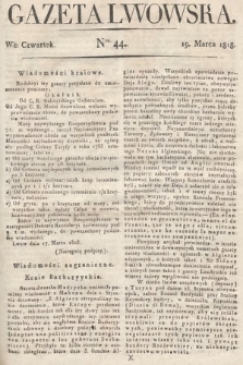Gazeta Lwowska. 1818, nr 44