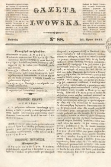 Gazeta Lwowska. 1847, nr 88