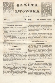 Gazeta Lwowska. 1847, nr 98