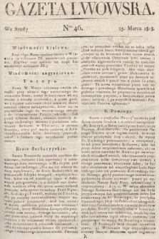 Gazeta Lwowska. 1818, nr 46