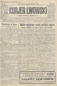 Kurier Lwowski. 1922, nr 18