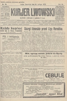 Kurier Lwowski. 1922, nr 40