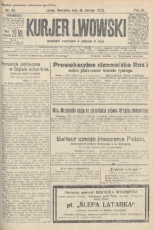 Kurier Lwowski. 1922, nr 43