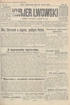 Kurier Lwowski. 1922, nr 44