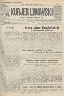 Kurier Lwowski. 1922, nr 51