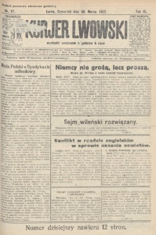 Kurier Lwowski. 1922, nr 67