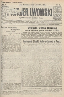 Kurier Lwowski. 1922, nr 71