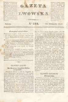 Gazeta Lwowska. 1847, nr 133