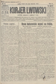 Kurier Lwowski. 1922, nr 91