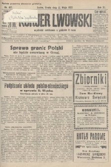 Kurier Lwowski. 1922, nr 107