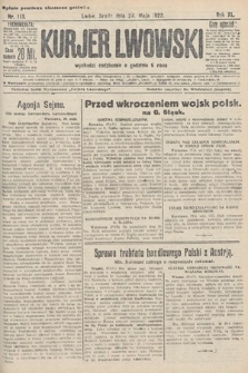 Kurier Lwowski. 1922, nr 113