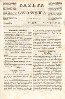 Gazeta Lwowska. 1847, nr 138