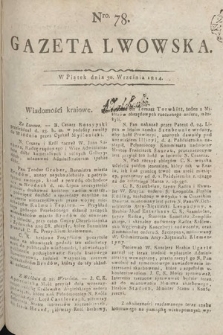 Gazeta Lwowska. 1814, nr 78