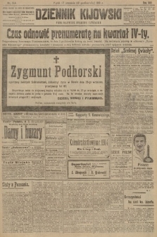 Dziennik Kijowski : pismo polityczne, społeczne i literackie. 1913, nr 254